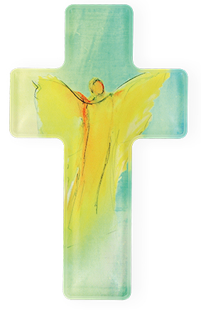 Kreuz aus Acryl - Dein Engel