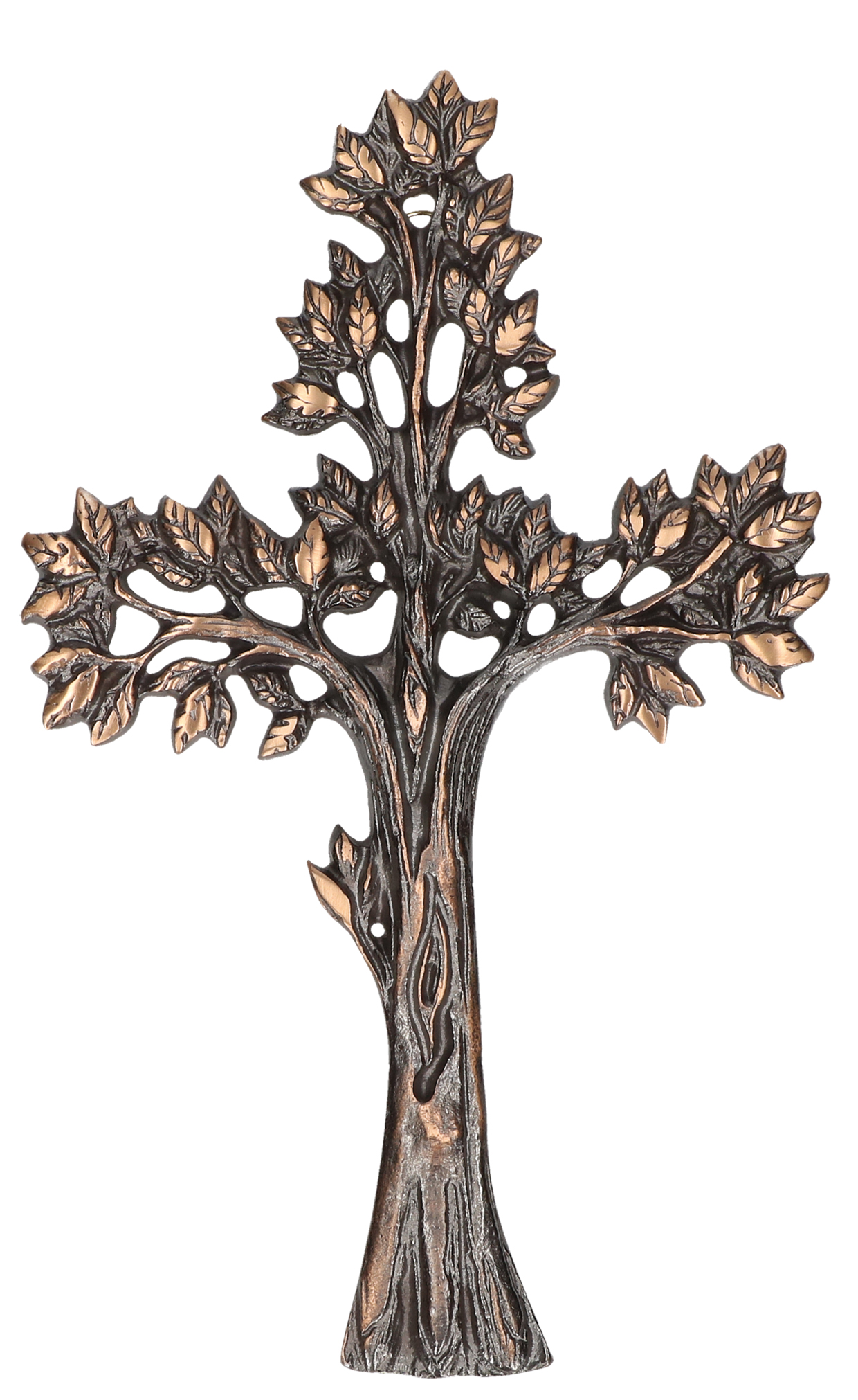 Bronzekreuz Lebensbaum filigran