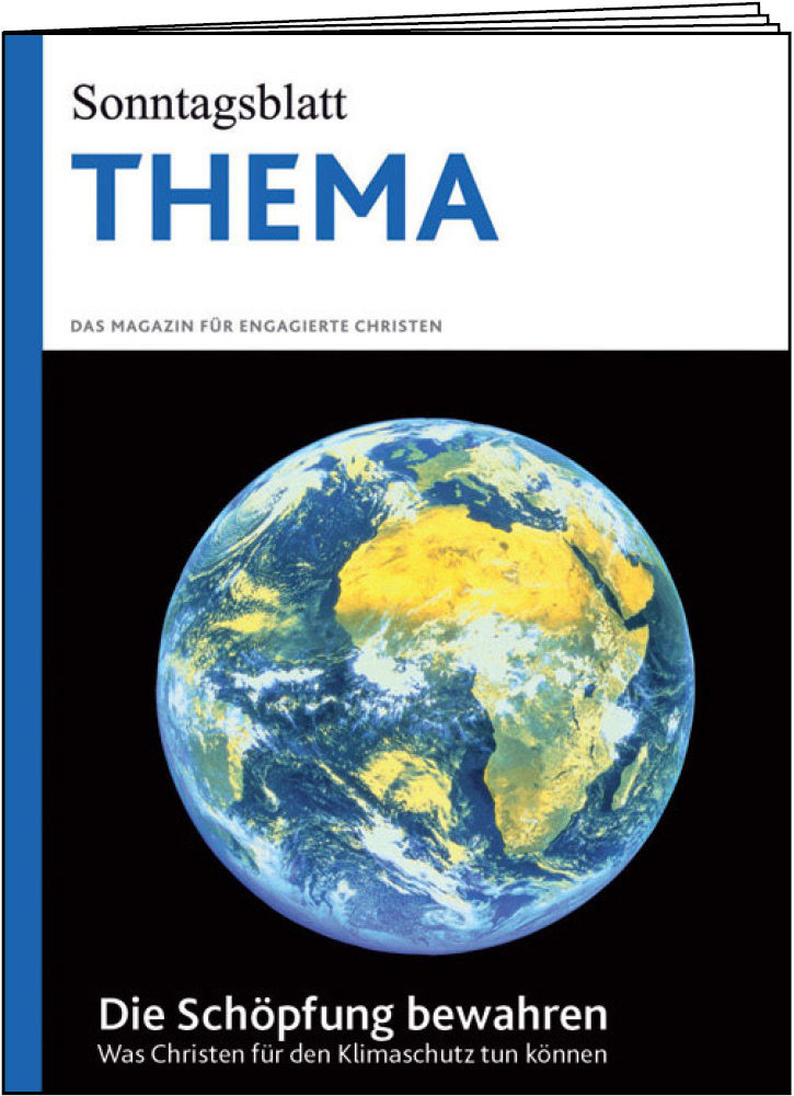 Sonntagsblatt THEMA: Die Schöpfung bewahren - Cover