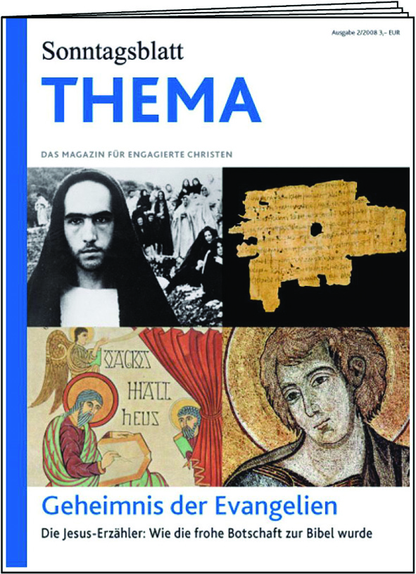 Sonntagsblatt THEMA: Geheimnis der Evangelien - Cover