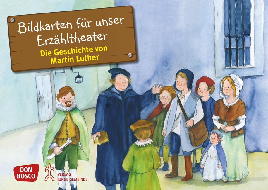 Bildkarten für unser Erzähltheater: Die Geschichte von Martin Luther - Cover