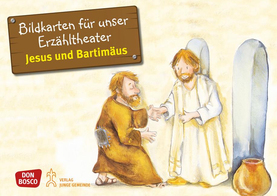Bildkarten für unser Erzähltheater: Jesus und Bartimäus
