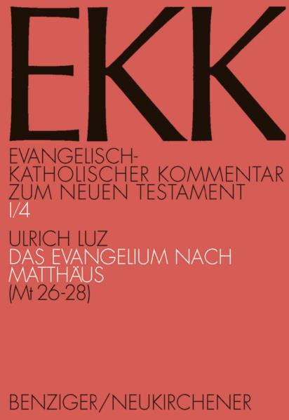Das Evangelium nach Matthäus, EKK I/ 4 - Cover