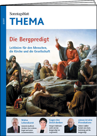 Sonntagsblatt THEMA: Die Bergpredigt - Cover
