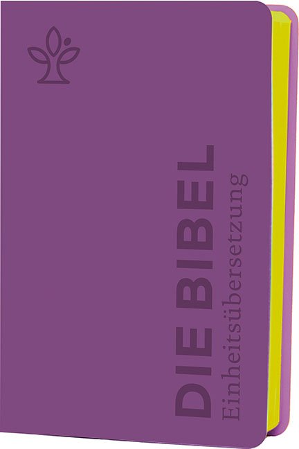 Die Bibel. Senfkorn, Handschmeichler lila - Cover