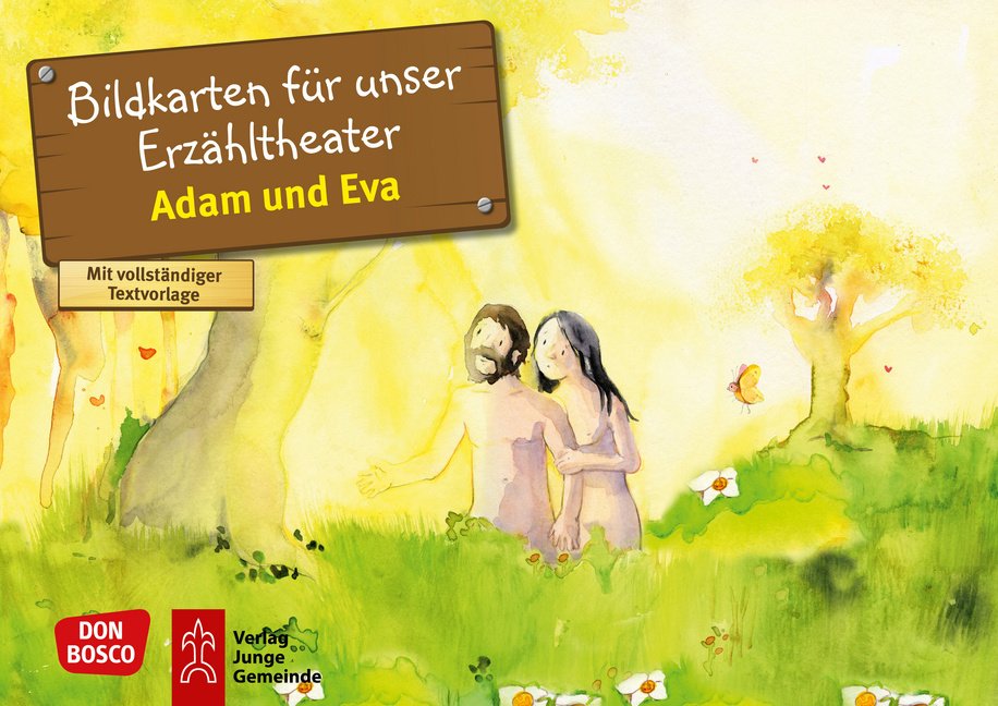 Adam und Eva. Kamishibai Bildkartenset. - Cover