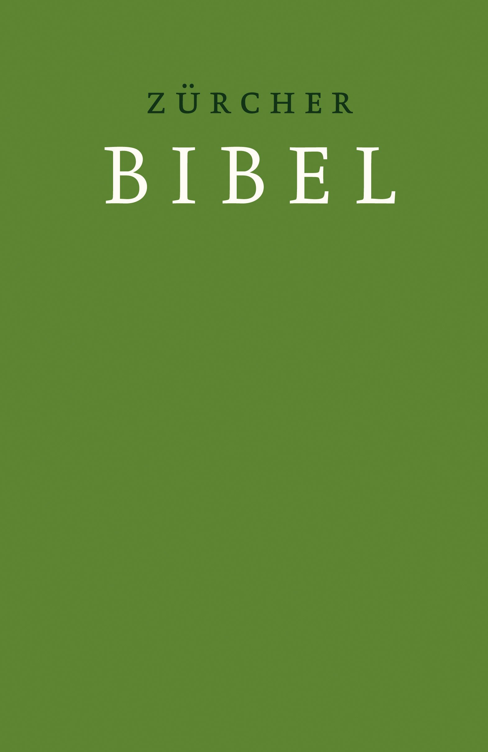 Zürcher Bibel grün - Cover