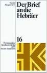 Der Brief an die Hebräer (ThHK Bd. 16) - Cover