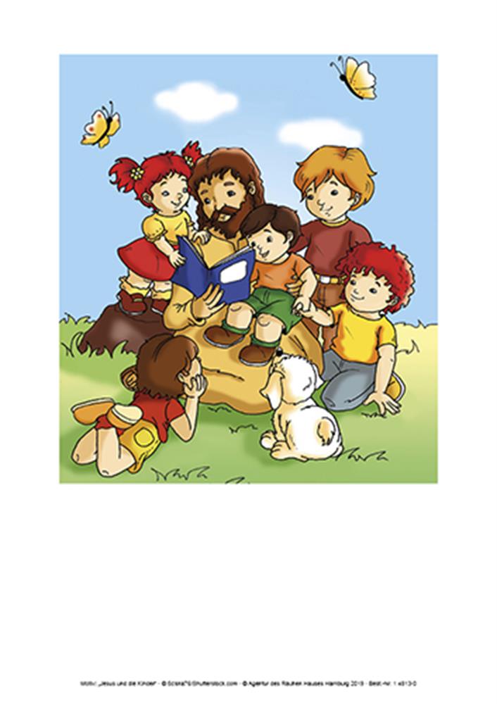 Einlegeblatt Jesus und die Kinder - Cover