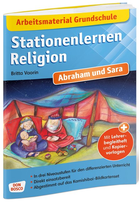 Stationenlernen Religion. Abraham und Sara - Arbeitsmaterial Grundschule.