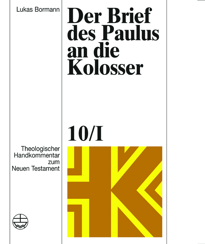 Der Brief des Paulus an die Kolosser (ThHK 10/I) - Cover