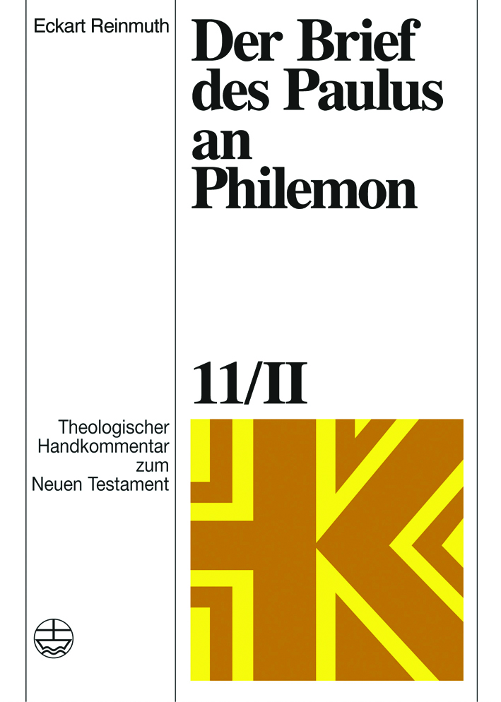 Der Brief des Paulus an Philemon (ThHK Bd. 11/II) im Abo - Cover