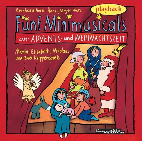 Fünf Minimusicals zur Advents- und Weihnachtszeit - Cover