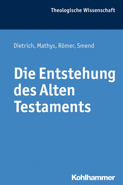 Die Entstehung des Alten Testaments - Cover