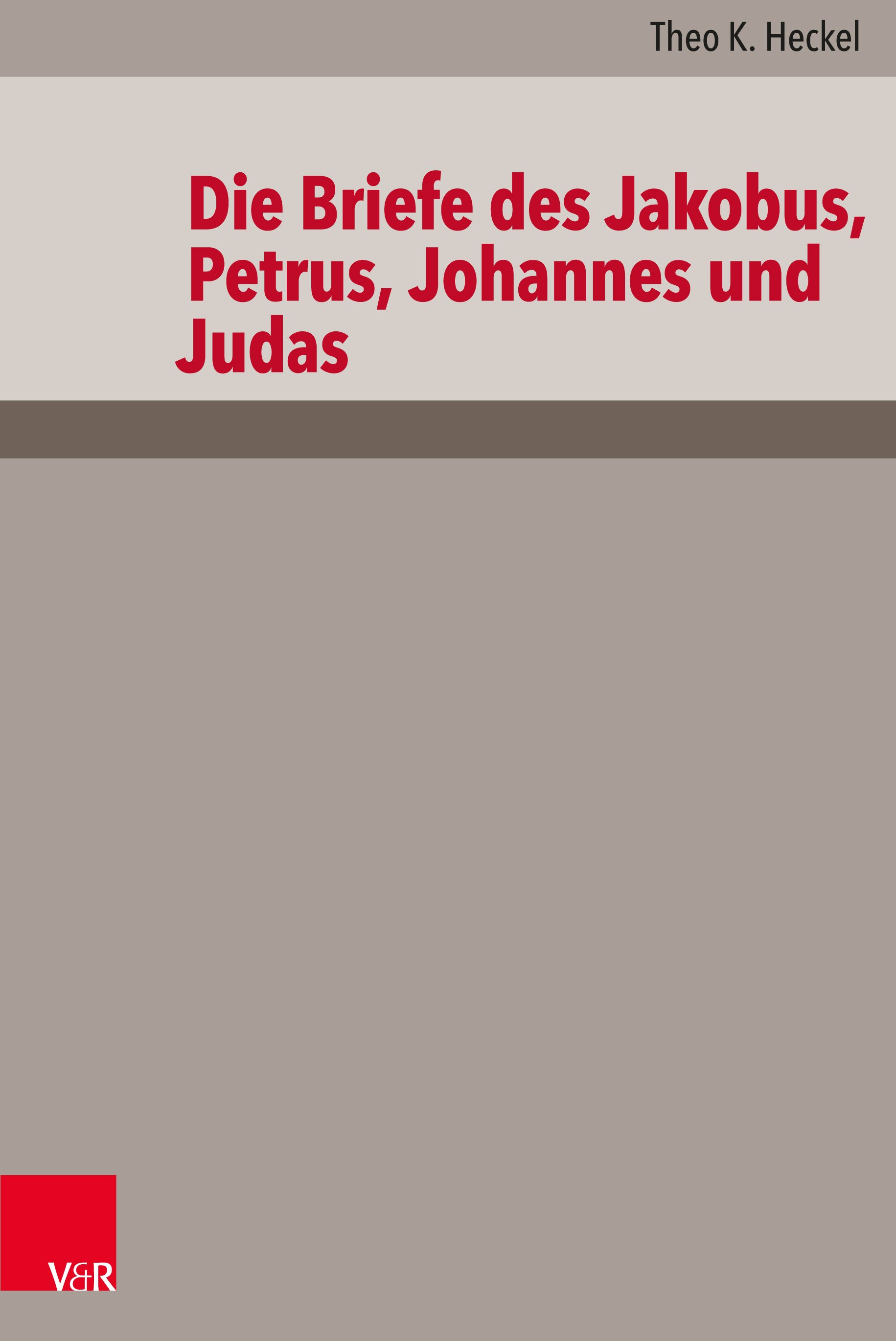 Die Briefe des Jakobus, Petrus, Johannes und Judas - Cover