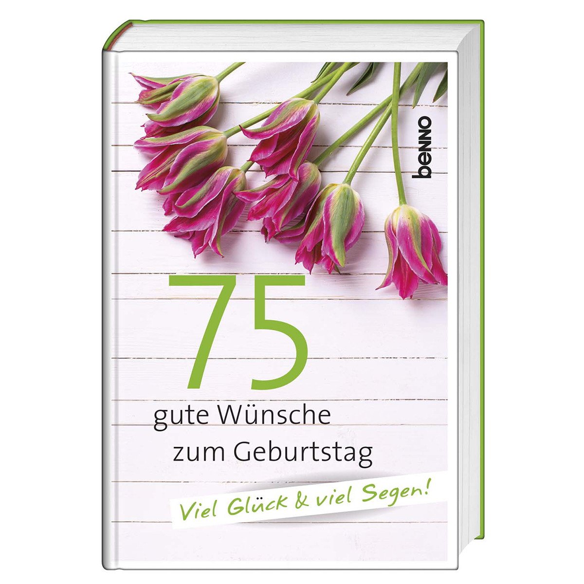 Geschenkbuch »75 gute Wünsche zum Geburtstag« - Cover
