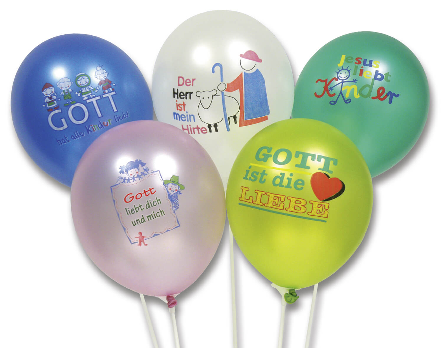 Metallic-Luftballons 25er-Set (farblich gemischt)
