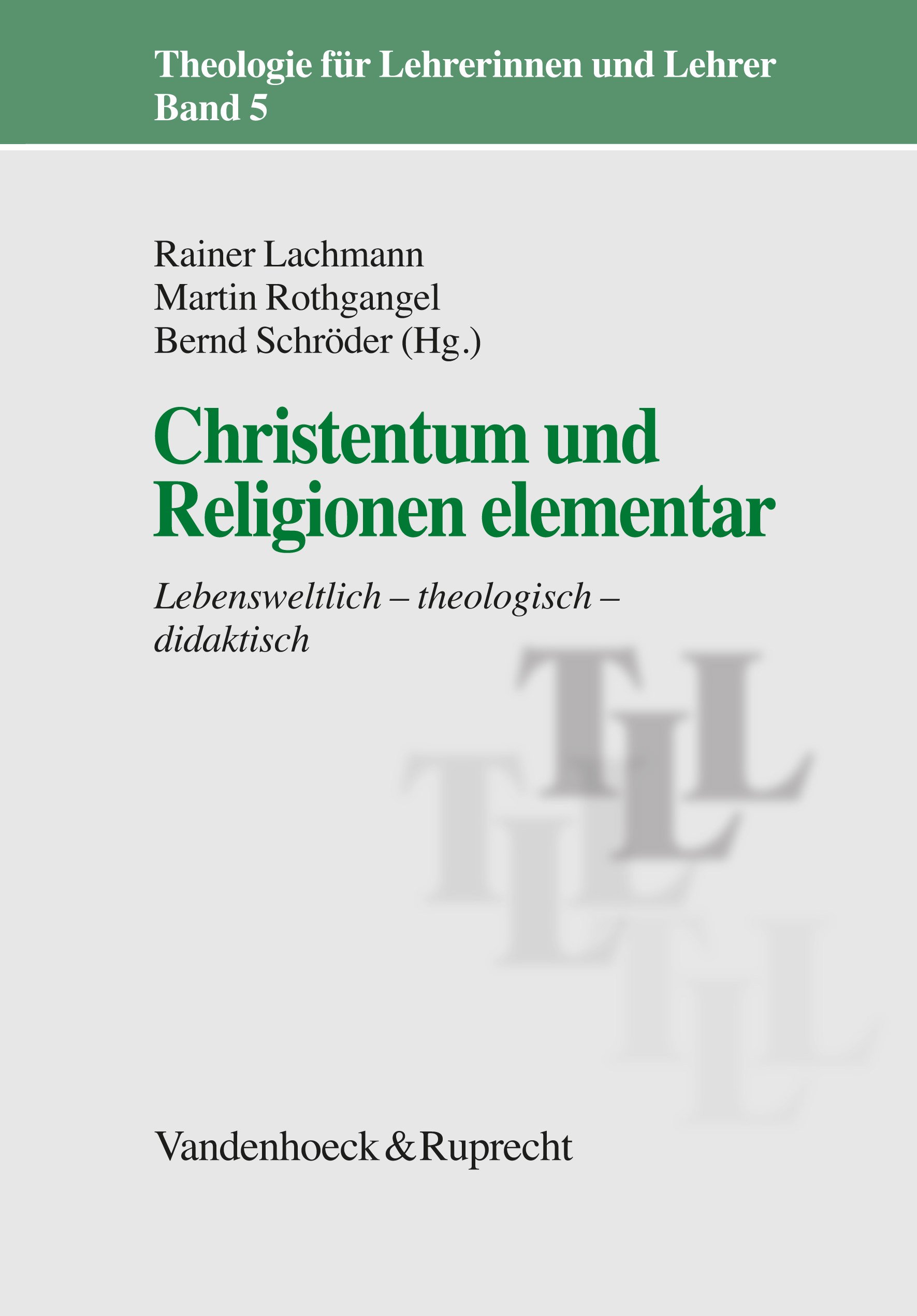 Christentum und Religionen elementar - Cover