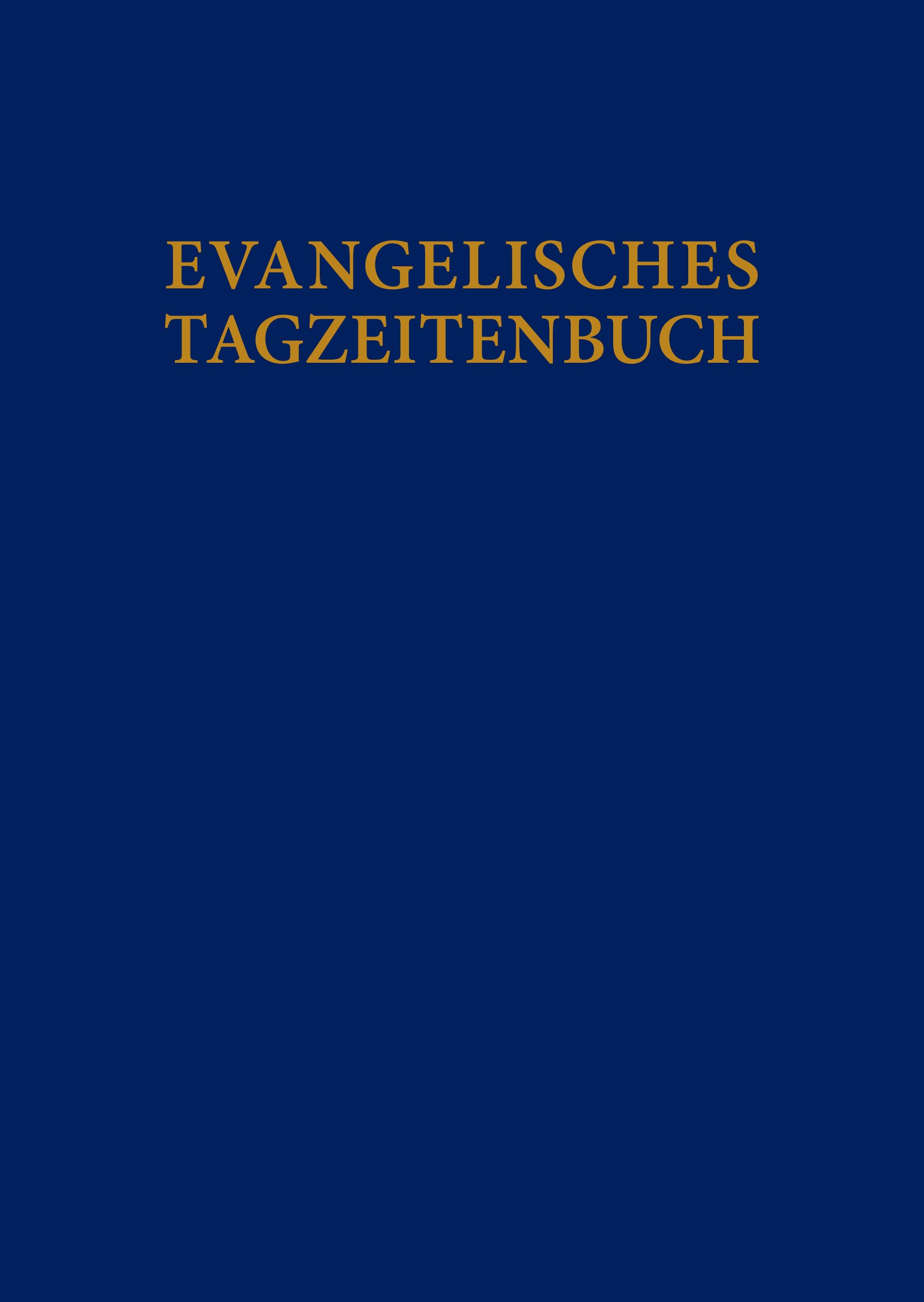 Evangelisches Tagzeitenbuch - Cover