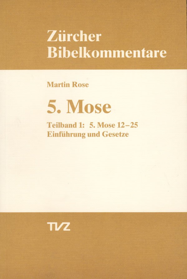 5. Mose Deuteronomium - Cover