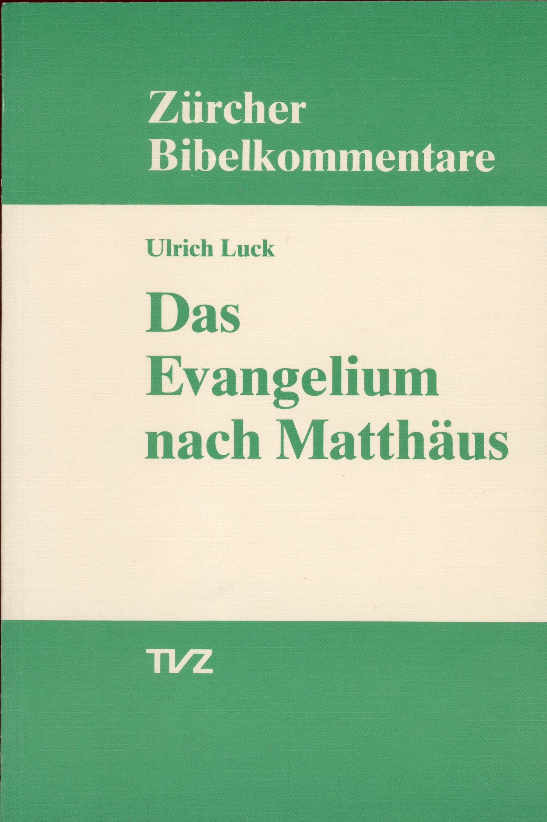 Das Evangelium nach Matthäus - Cover
