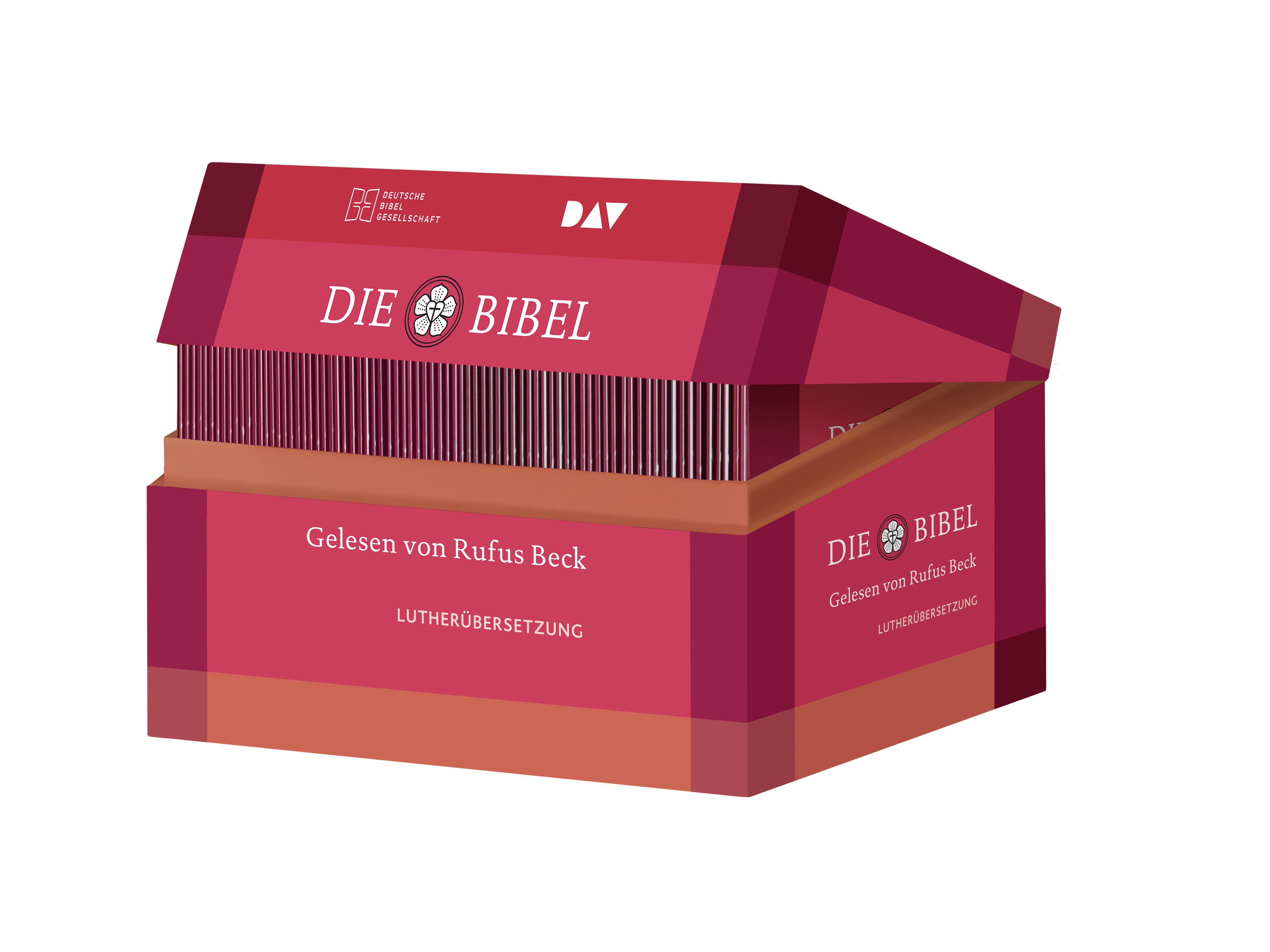 Die Bibel. Gelesen von Rufus Beck. Lutherübersetzung 2017 mit Apokryphen. - Cover