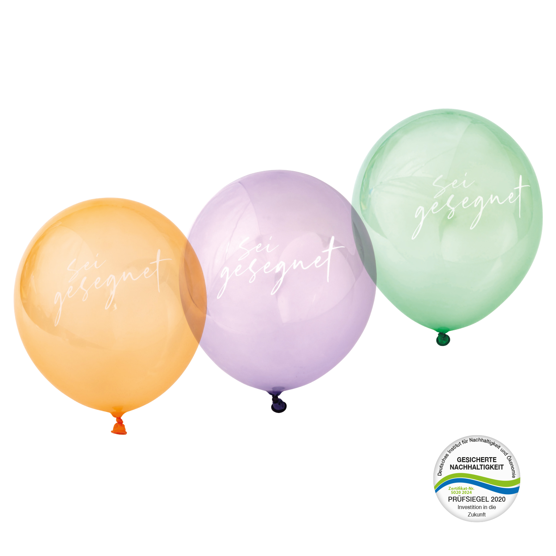 Luftballons „Sei gesegnet“ 10er-Set