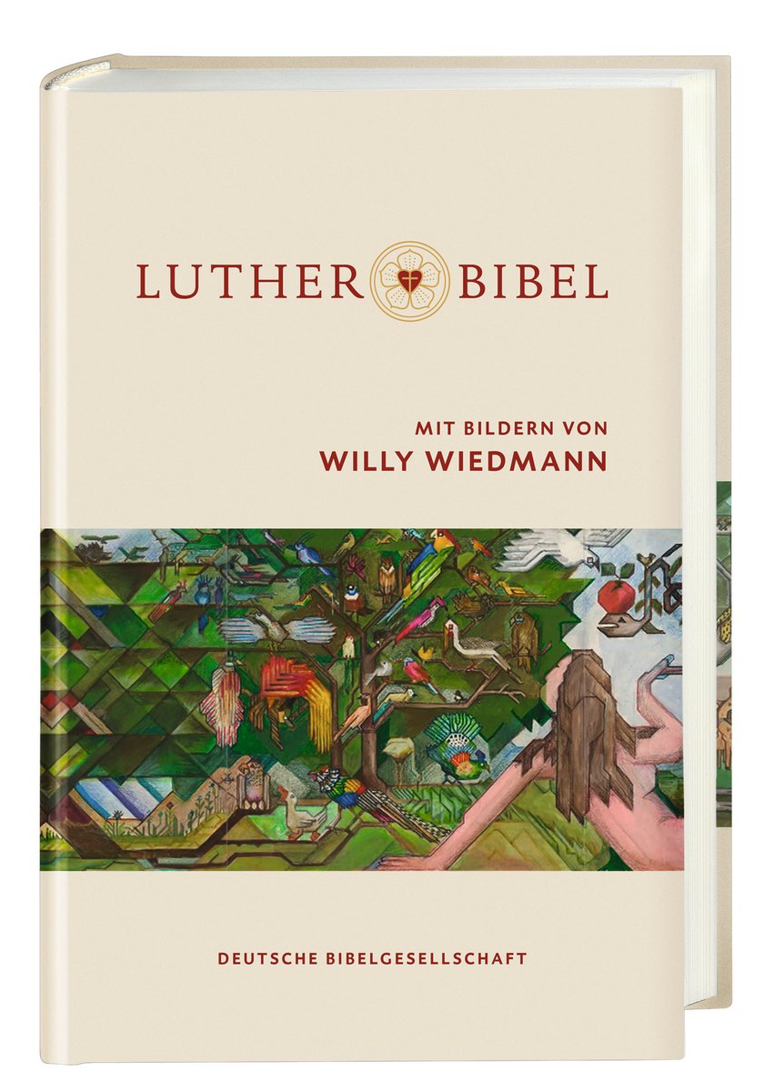 Lutherbibel mit Bildern von Willy Wiedmann - Cover