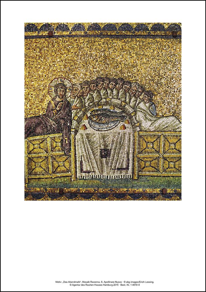 Einlegeblatt Das Abendmahl (Ravenna)
