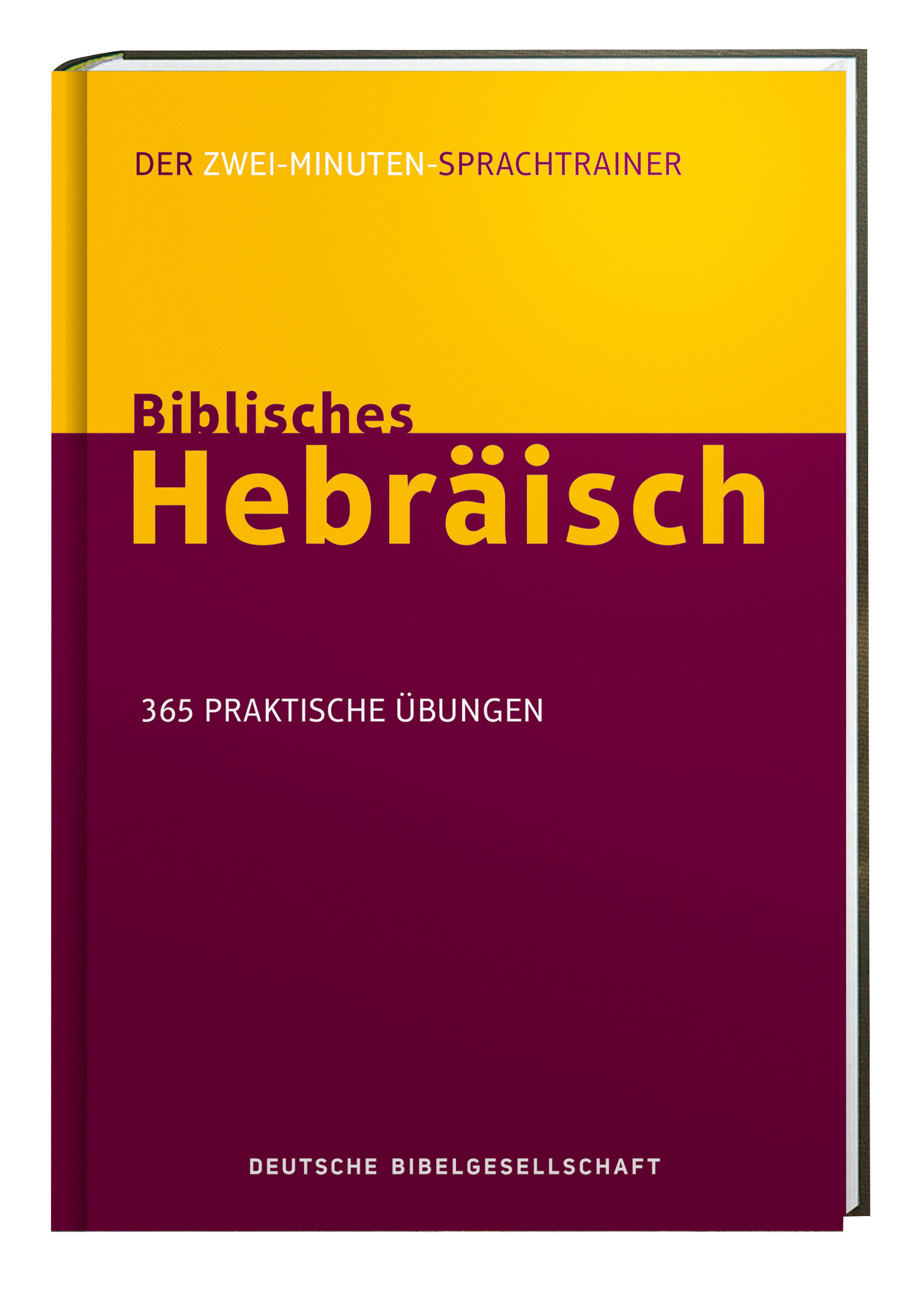 Biblisches Hebräisch. Der Zwei-Minuten-Sprachtrainer - Cover