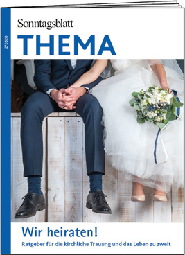 Sonntagsblatt THEMA: Wir heiraten! - Cover