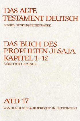 Das Buch des Propheten Jesaja, Kapitel 1-12 - Cover