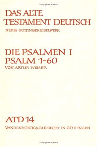 Die Psalmen, Erster Teil: Psalm 1-60 - Cover