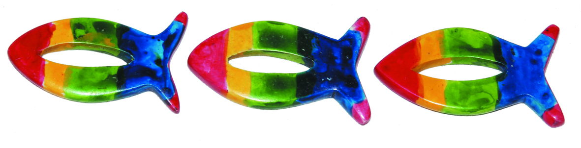 Handschmeichler Regenbogenfisch aus Speckstein - Cover