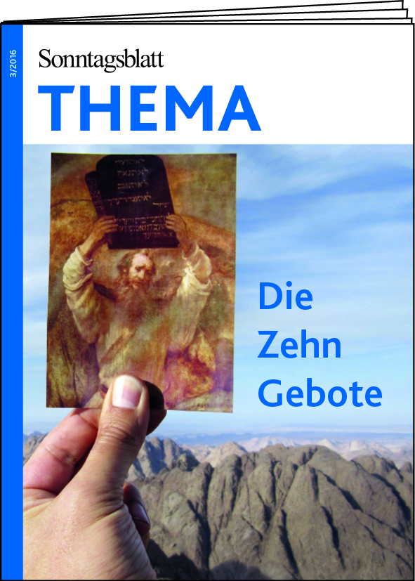 Sonntagsblatt THEMA: Die Zehn Gebote - Cover