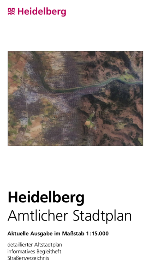 Heidelberg Amtlicher Stadtplan Ausgabe 2020 - Cover