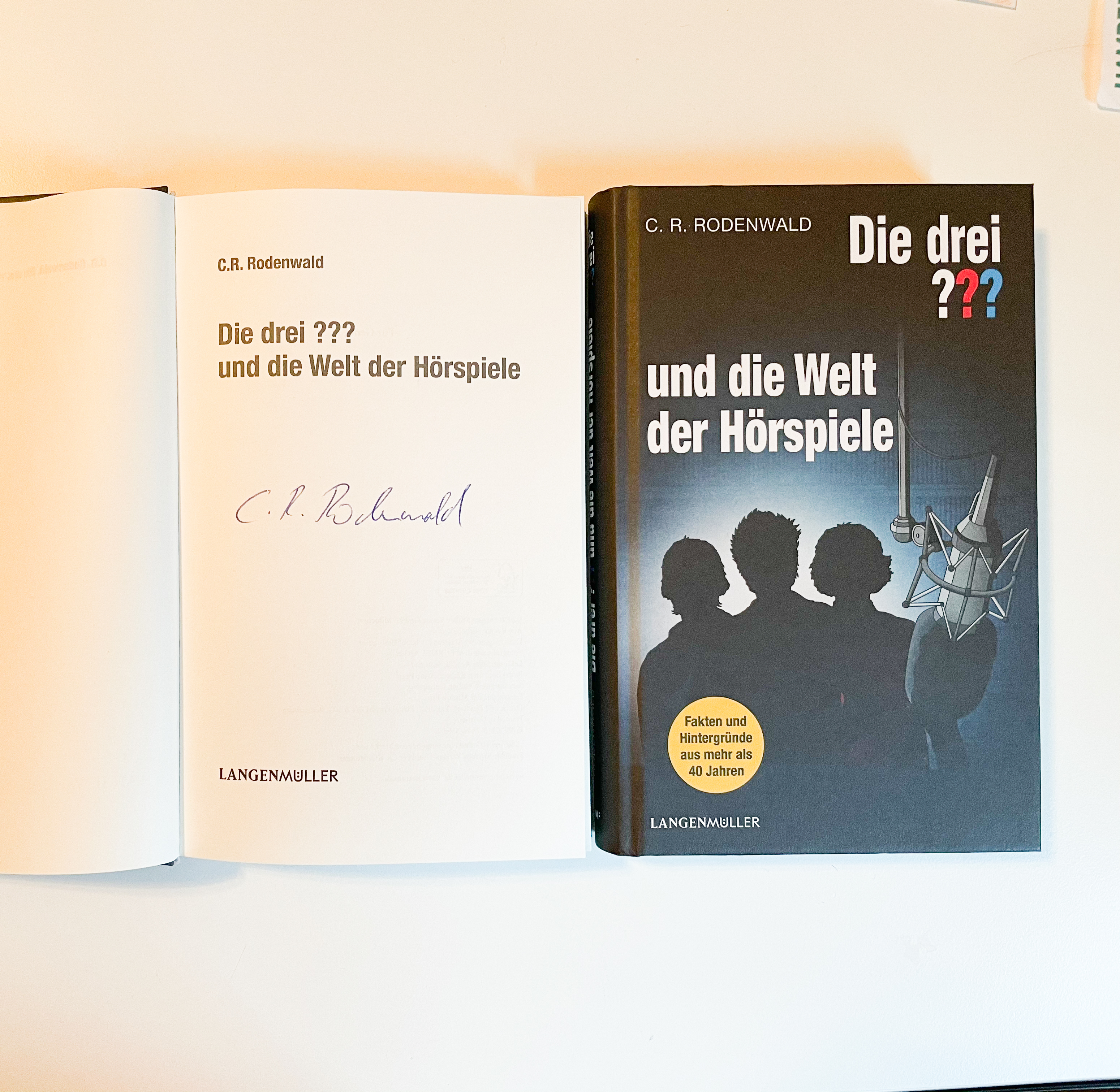 Signiertes Exemplar! Die drei ??? und die Welt der Hörspiele 