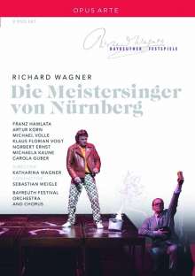 DVD  Die Meistersinger von Nürnberg. Bayreuth 2008. Katharina Wagner/Sebastian Weigle