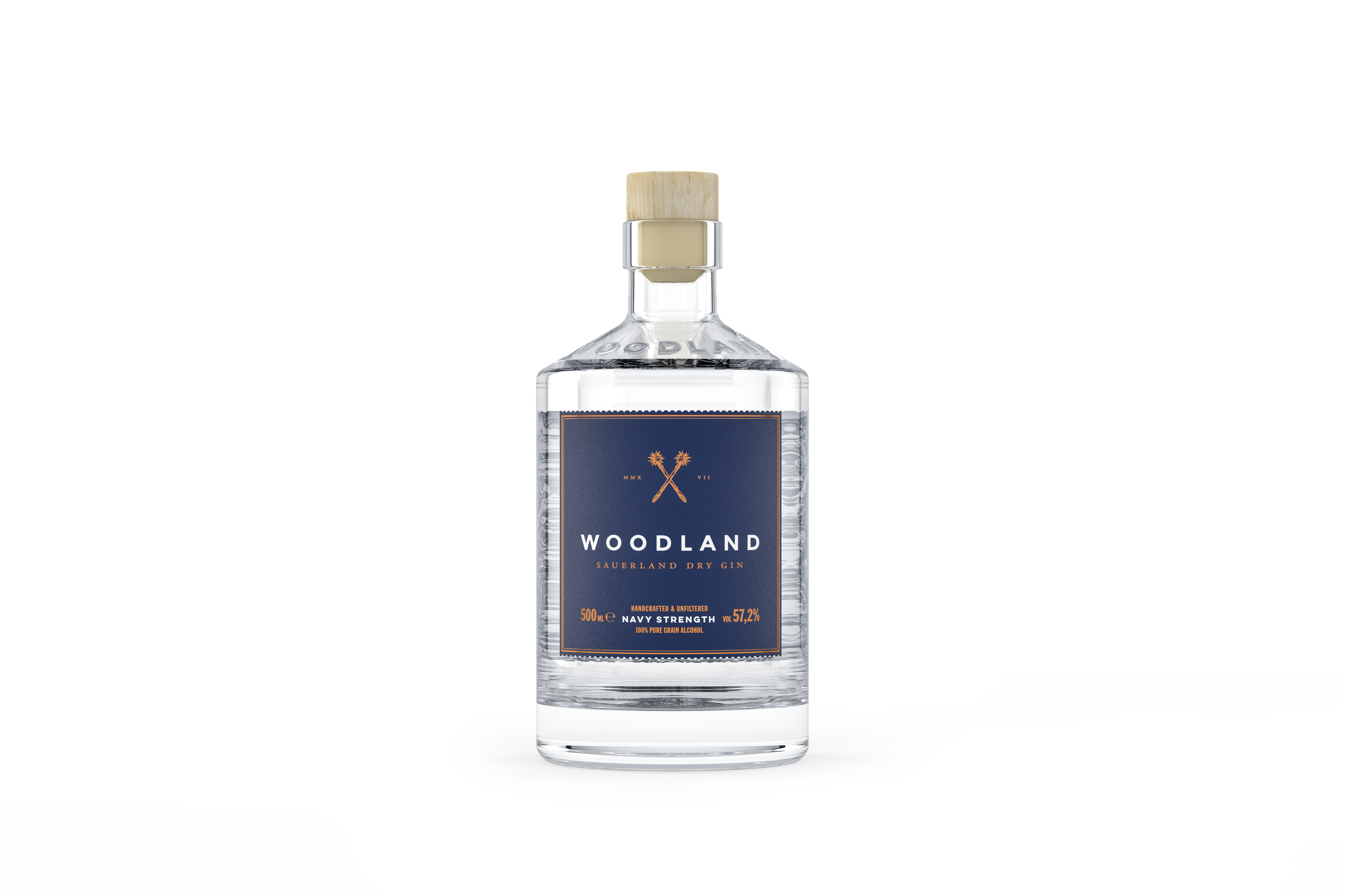 Woodland Navy Strength Gin 500 ml