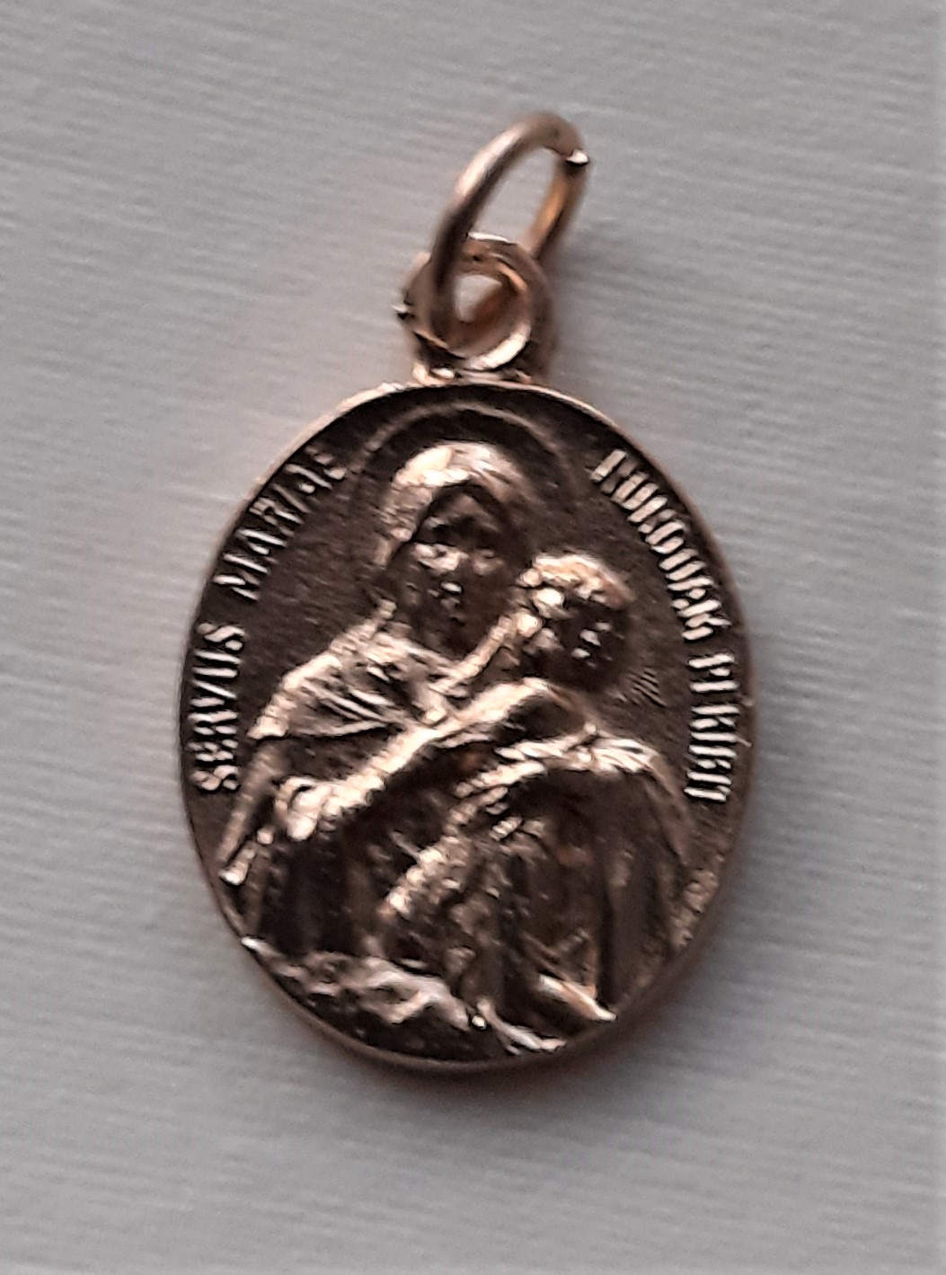 Medaille MTA/Kapelle 1,9x1,7 cm, vergoldet