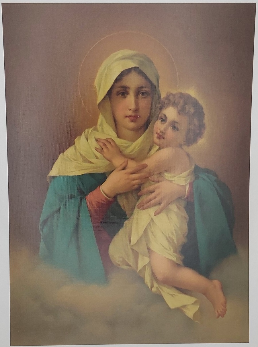 MTA-Bildblatt 1078k,  Dreimal Wunderbare Mutter von Schönstatt (MTA) 24 x 30 cm