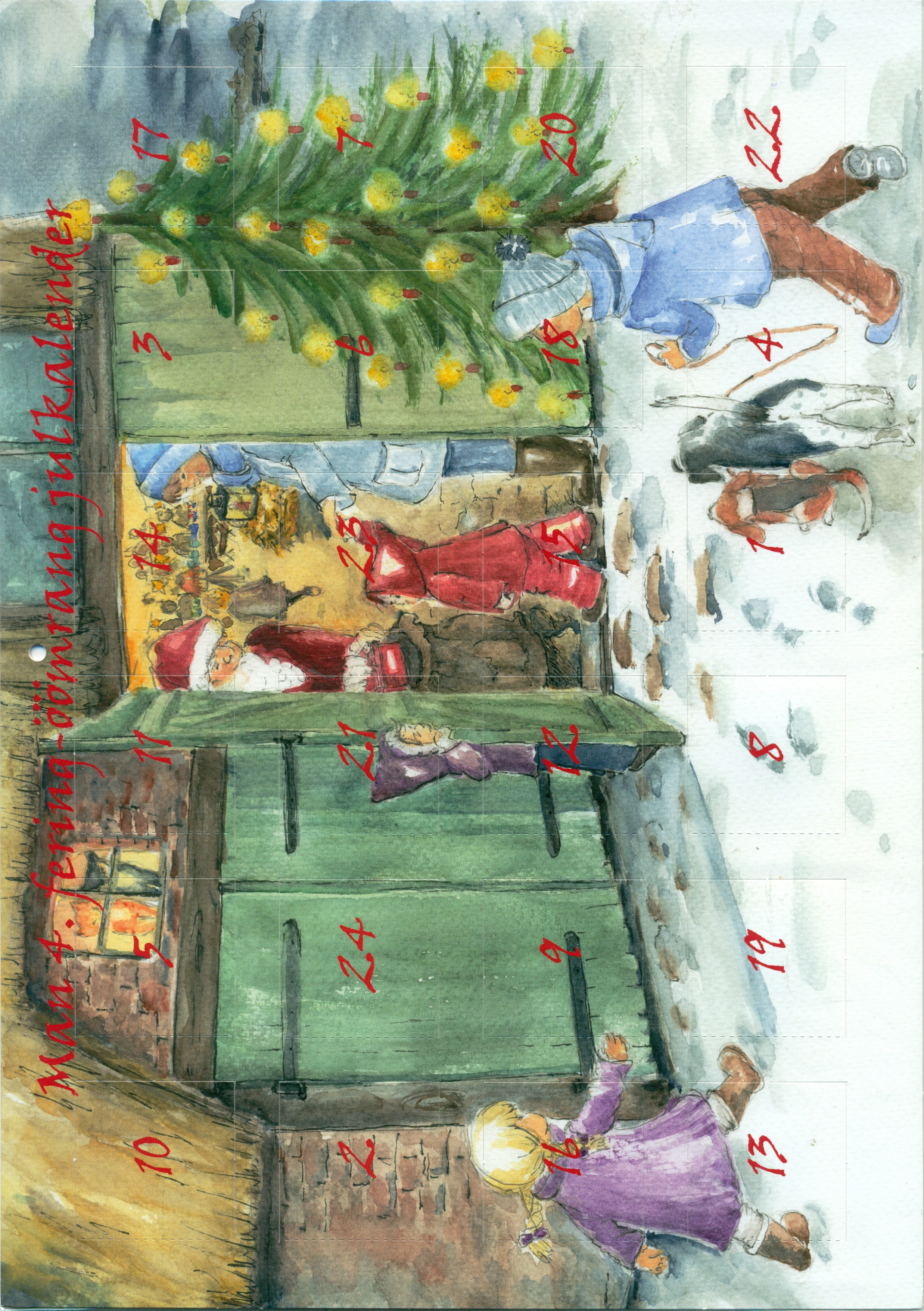 Friesischer Adventskalender - Cover