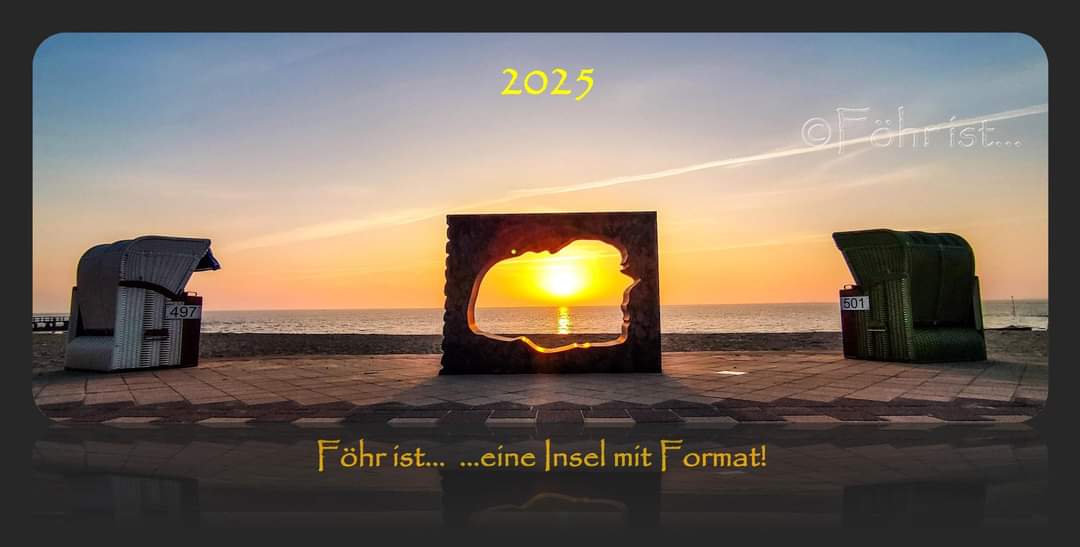 Föhr 2025 - Tischkalender