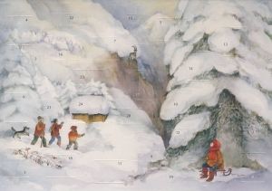 Adventskalender Weihnacht im Gebirge