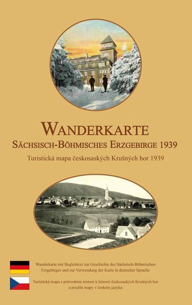 Wanderkarte Sächsisch-Böhmisches Erzgebirge 1939
